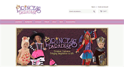 Desktop Screenshot of princessparadisestore.com